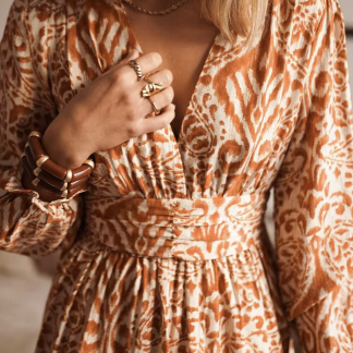 robe femme imprimé cachemire Aveline