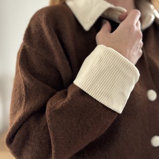 gilet femme chocolat Soline