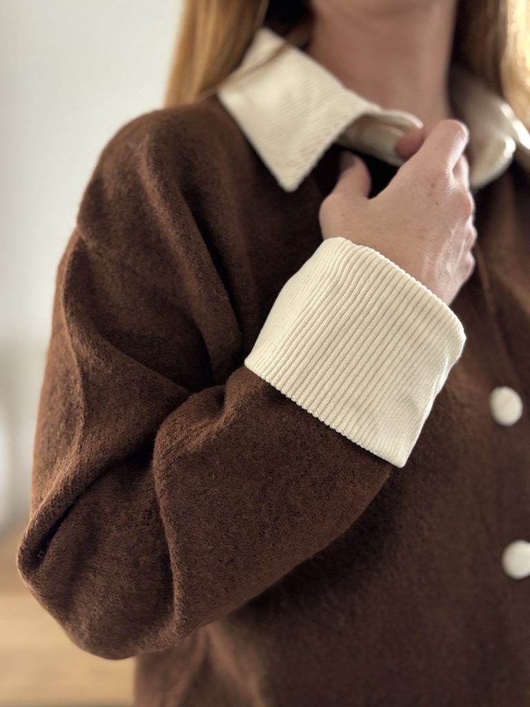 gilet femme chocolat Soline