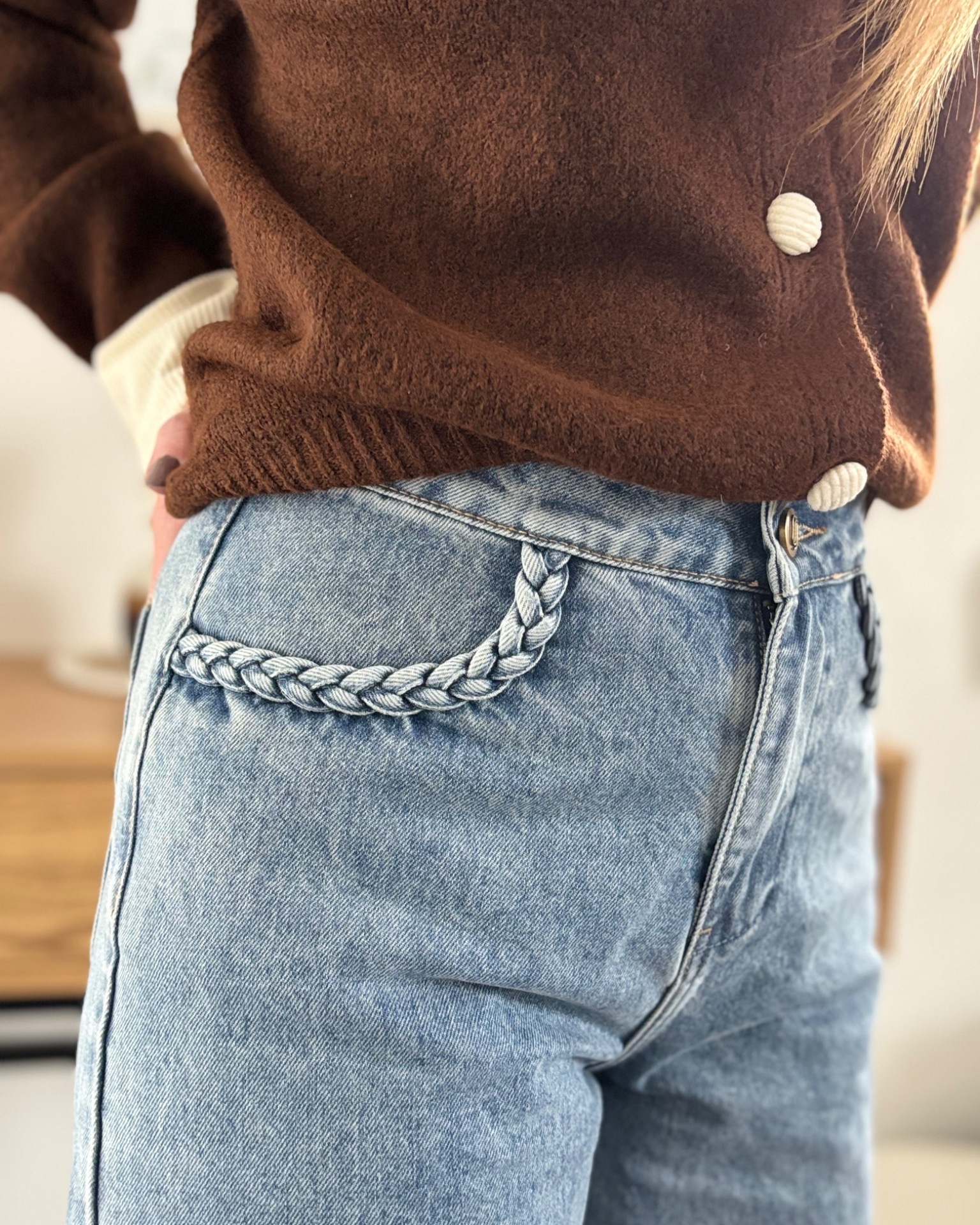 jean ELEA palazzo femme denim