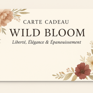 Carte Cadeau Wild Bloom – Le Cadeau Élégant & Personnalisé