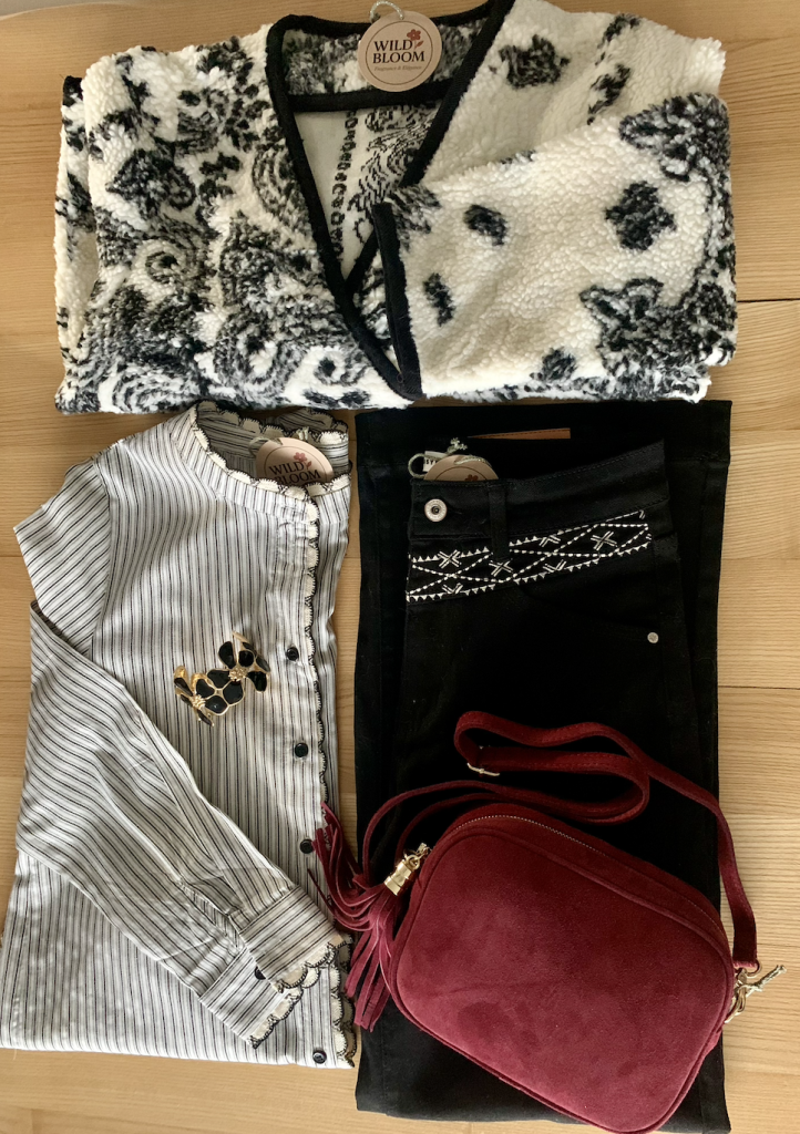 tenue bohème chic femme avec blouse Célestine Wild Bloom