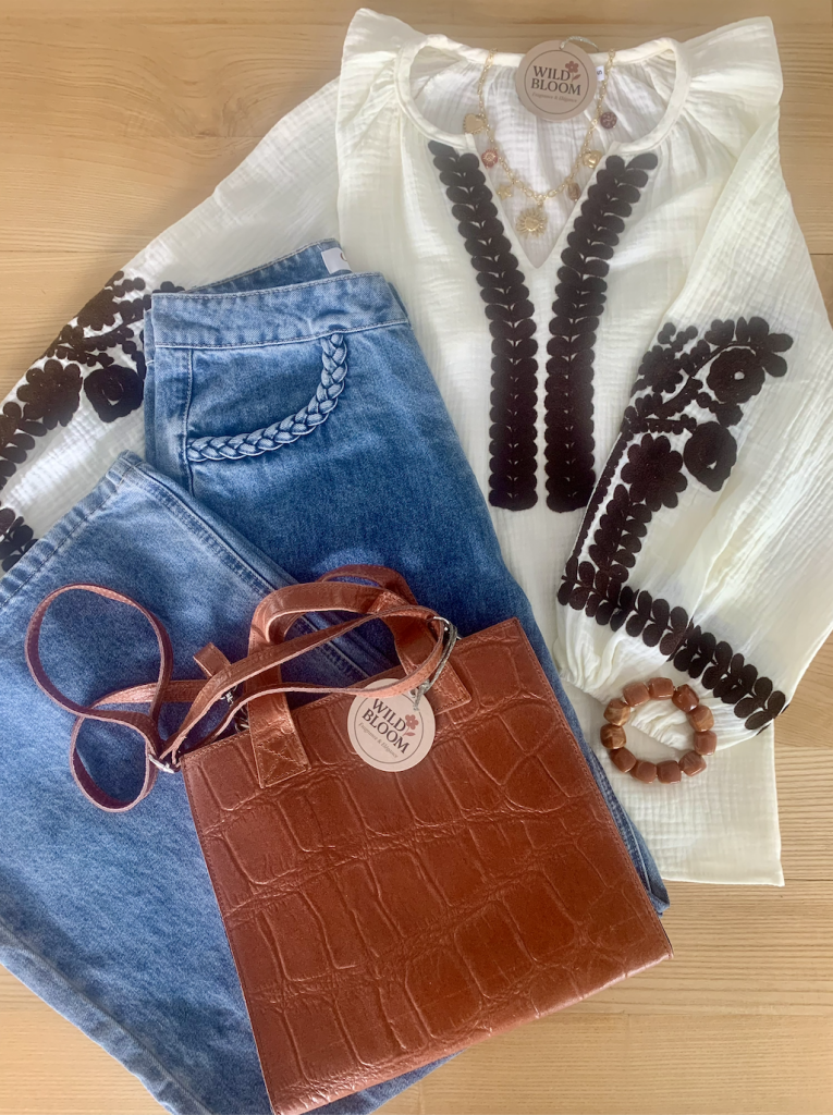 tenue bohème chic femme blouse Anouk Wild Bloom