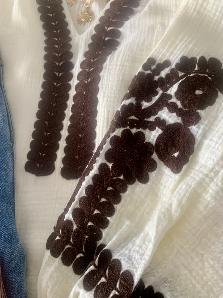 broderie blouse bohème chic Anouk Wild Bloom