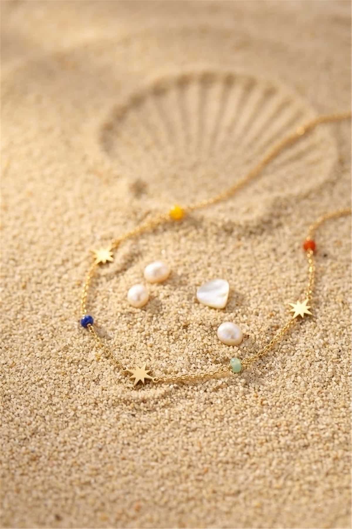 Collier étoiles dorées bohème chic Wild Bloom