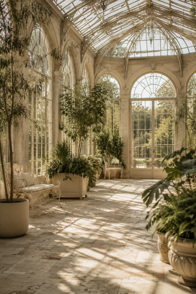 L'Orangerie, univers élégant et intemporel du Jardin des Muses par Wild Bloom.