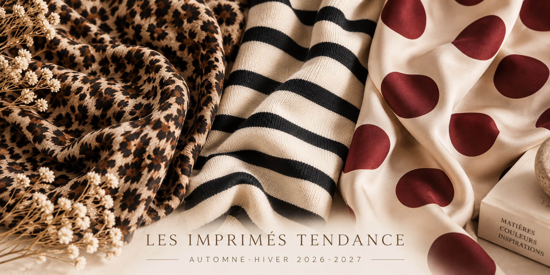Imprimés animalier, rayures et pois XXL tendance automne-hiver 2026-2027